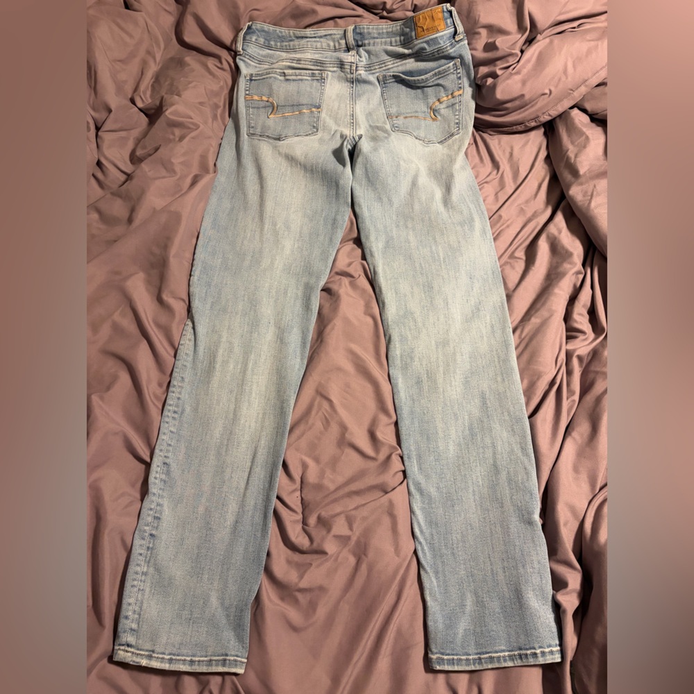 American Eagle Outfitters Skinny Super  Stretch Light Blue Jeans